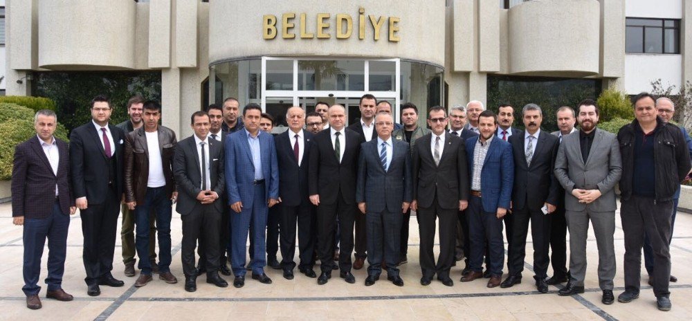 Mhp’li Belediye Başkanı, Ak Parti İl Başkanını Ağırladı