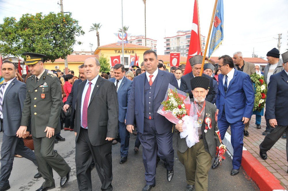 Atatürk’ün Tarsus’a Gelişinin Yıl Dönümü Törenlerle Kutlandı