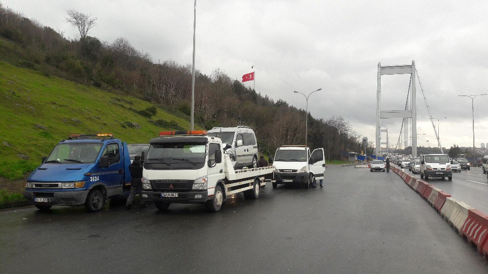 Fatih Sultan Mehmet Köprüsü’nde Zincirleme Trafik Kazası: 1 Yaralı