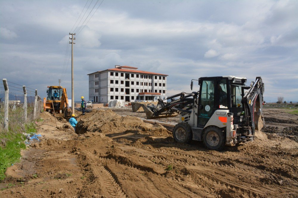 Saruhanlı’nın 9 Sokağına Yeni Altyapı