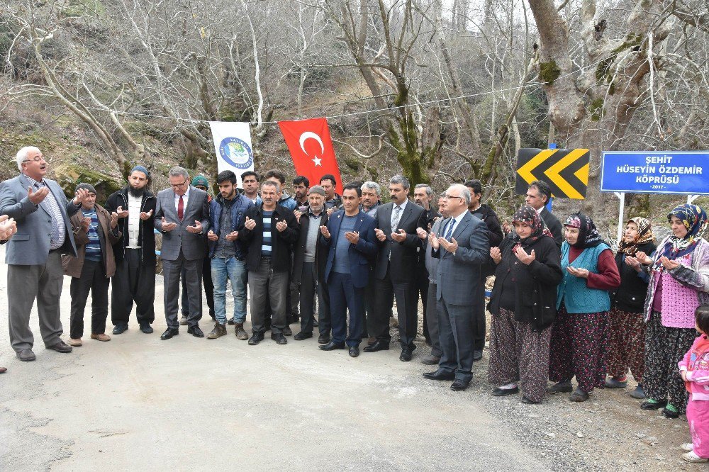 Manisa’da Şehidin İsmi Köprüye Verildi