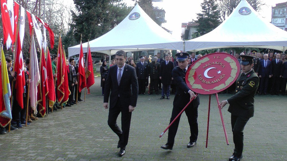 18 Mart Çanakkale Zaferinin 102. Yıldönümü Akçakoca’da Anıldı