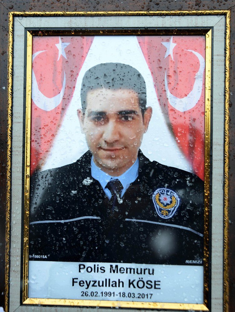 Şehit Polis İçin Tören Düzenlendi