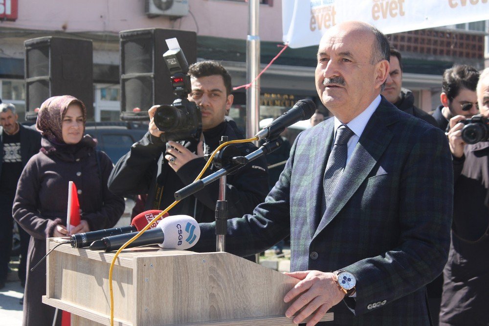 Bakan Müezzinoğlu: "Pkk Ve Onun Uzantısı Hdp Hayır Diyor"