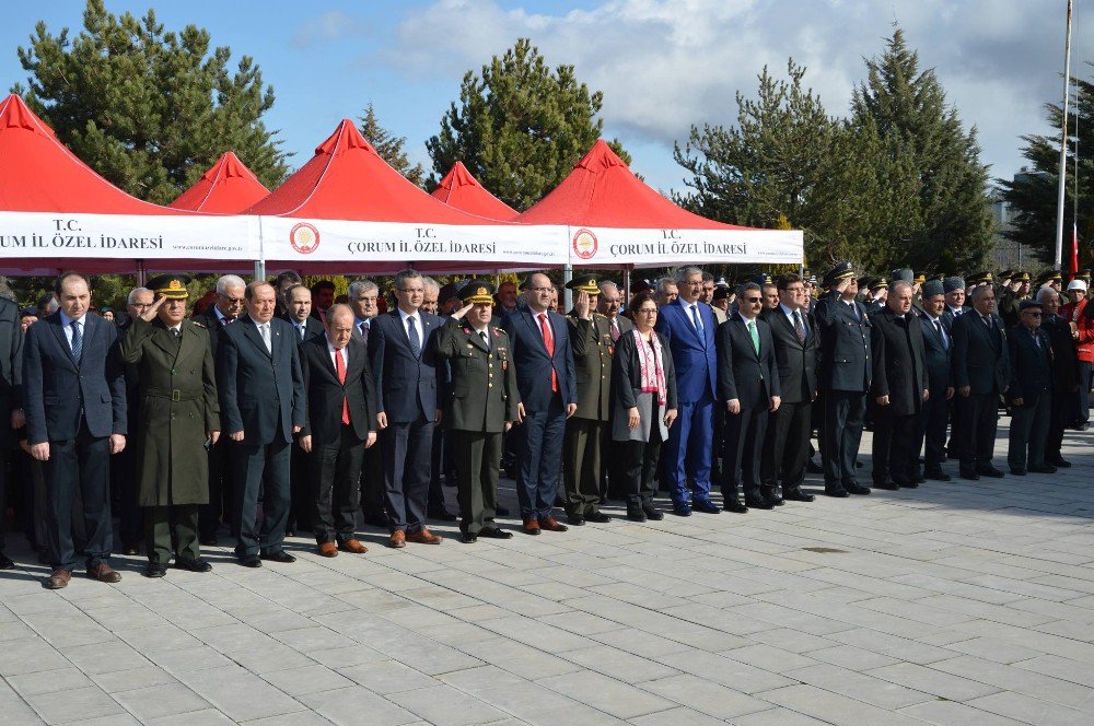 Çorum’da 18 Mart Çanakkale Zaferi Ve Şehitleri Anma Günü