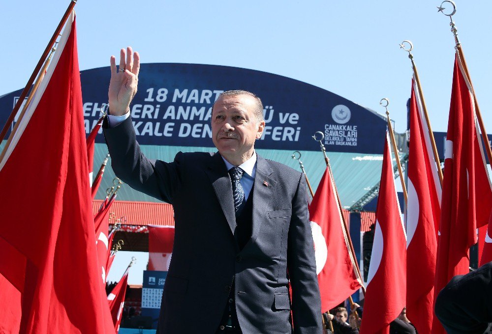 Çanakkale’de Konuşan Erdoğan’dan Avrupa’ya Ve Darbecilere Sert Mesaj: