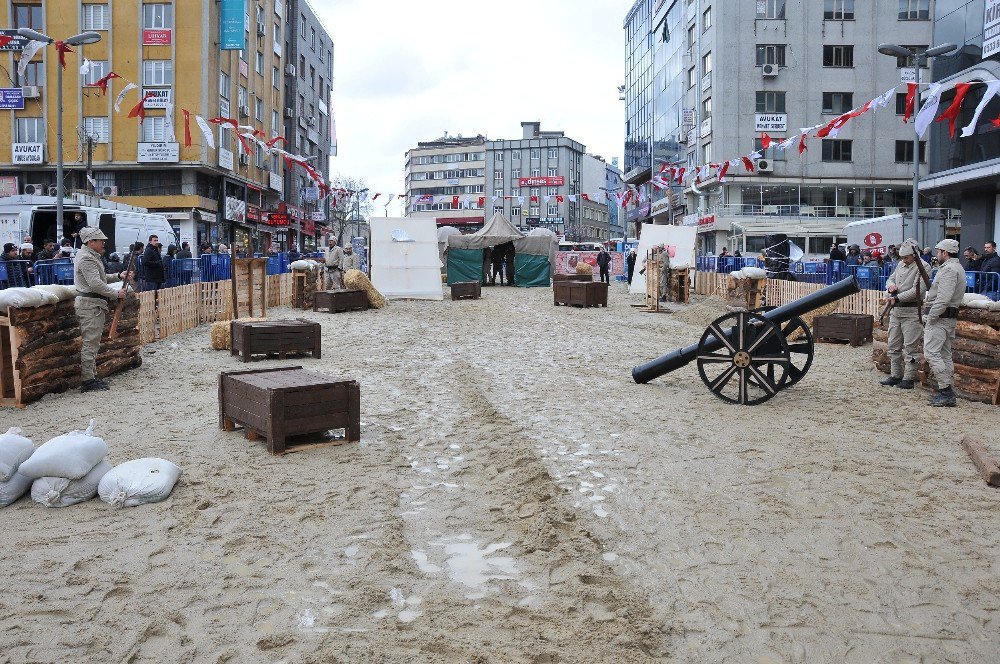 Çanakkale Savaşı, Gaziosmanpaşa Meydanı’nda Yeniden Canlandırıldı