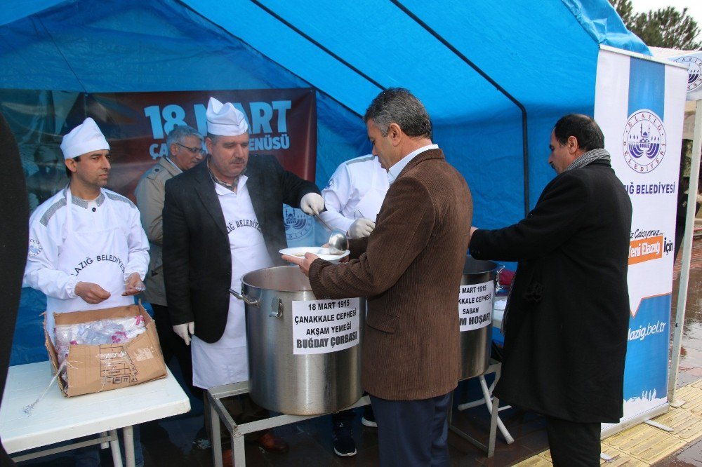 Elazığ’da, Buğday Çorbası Ve Üzüm Hoşafı İkramı