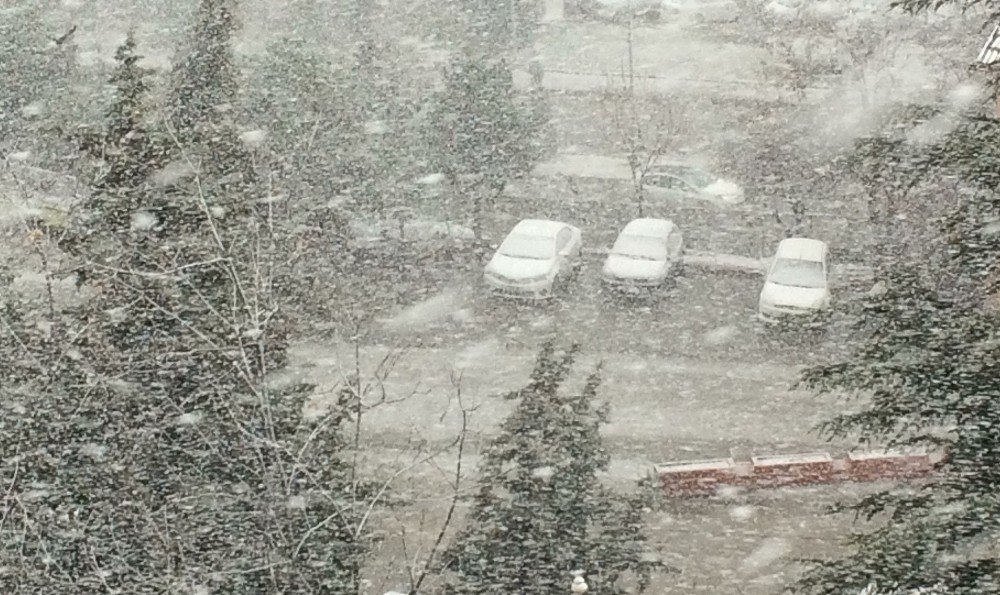 Elazığ’a Lapa Lapa Kar Yağdı