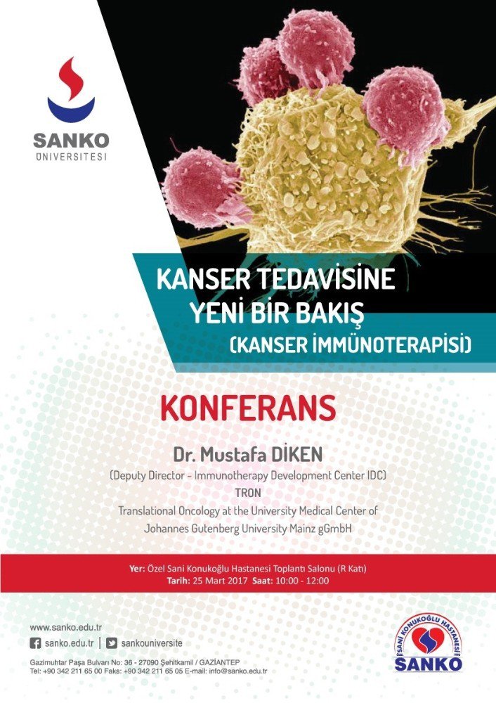 Sanko Üniversitesi’nden Halka Açık Konferans