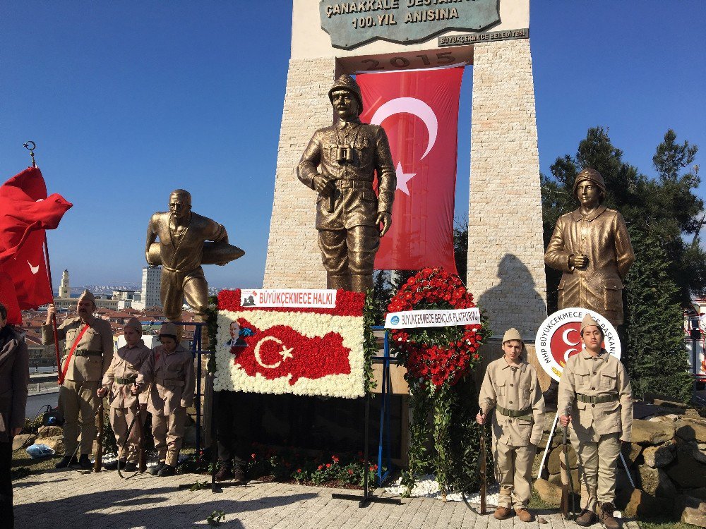 Çanakkale Destanı’nın Kahramanları Büyükçekmece’de Anıldı