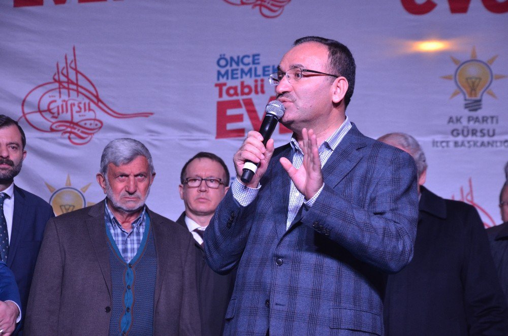 Bakan Bozdağ Bursa’da Vatandaşlara Seslendi