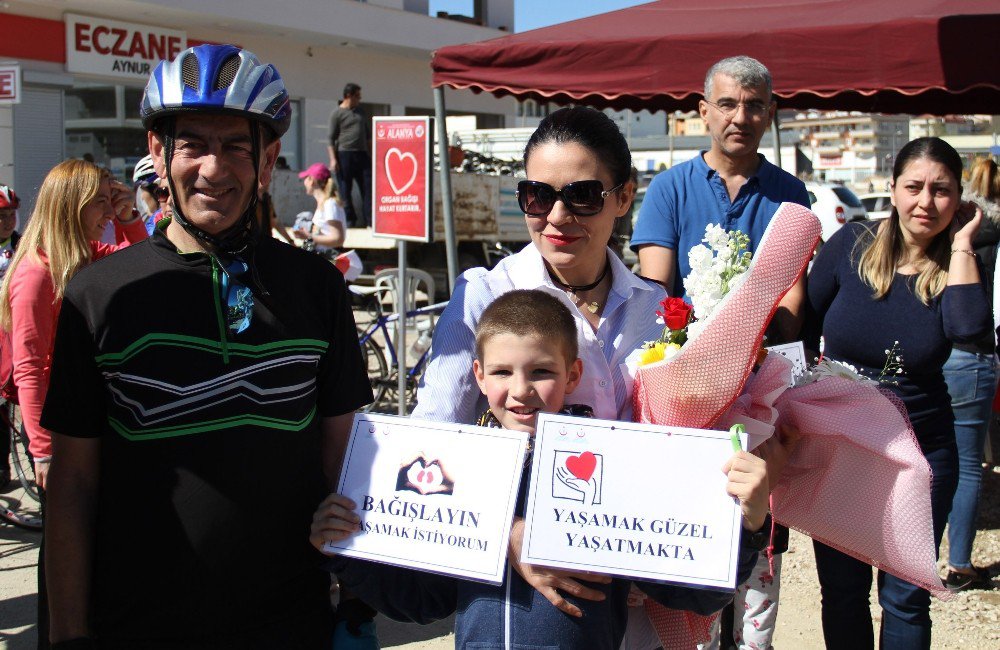 Alanya’nın Yabancı Misafirleri Organ Bağışı İçin Pedal Çevirdi