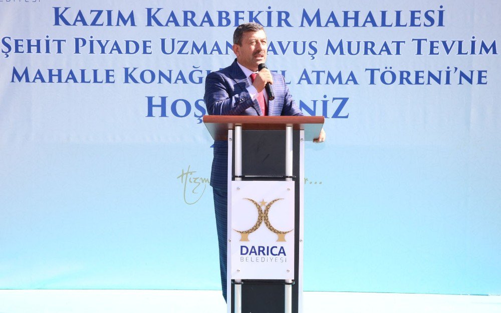 Darıca Şehidinin İsmini Mahalle Konağında Yaşatacak