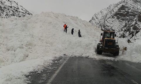 Van-çatak Yoluna Çığ Böyle Düştü