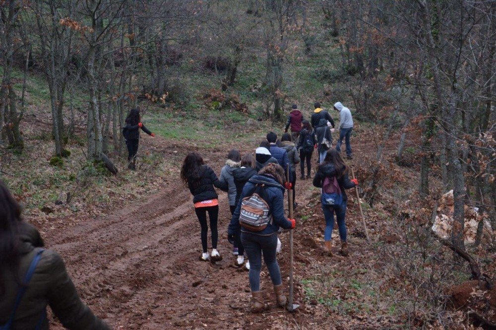 Biga Genç Tema Topluluğu Fidan Dikti