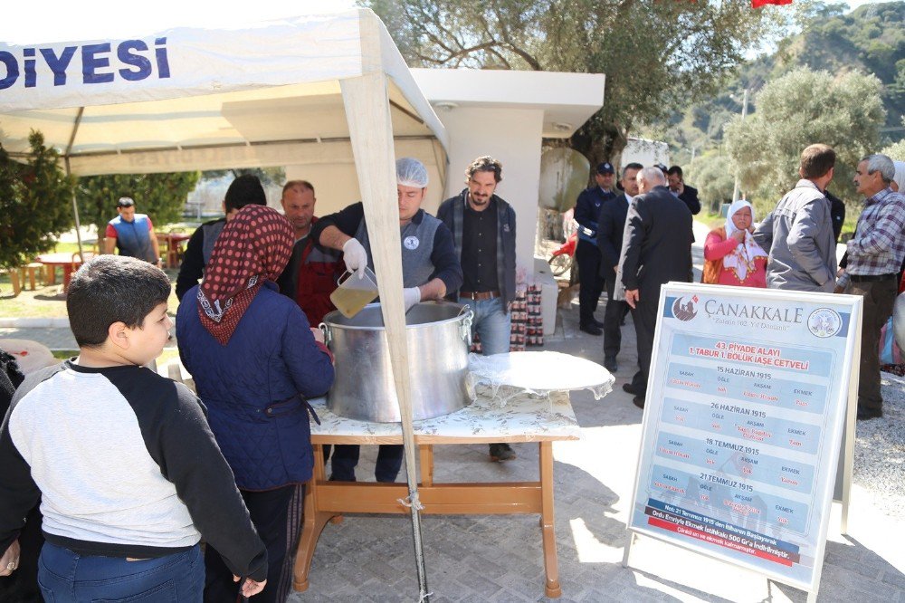 Efeler, Çanakkale Şehitlerini Çayyüzü Şehitliği’nde Andı