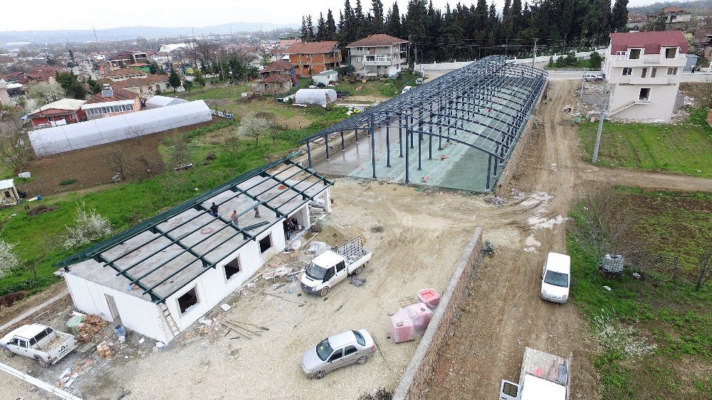 Kocaeli’nin En Büyük Pazaryerlerinin İnşaatı Sürüyor