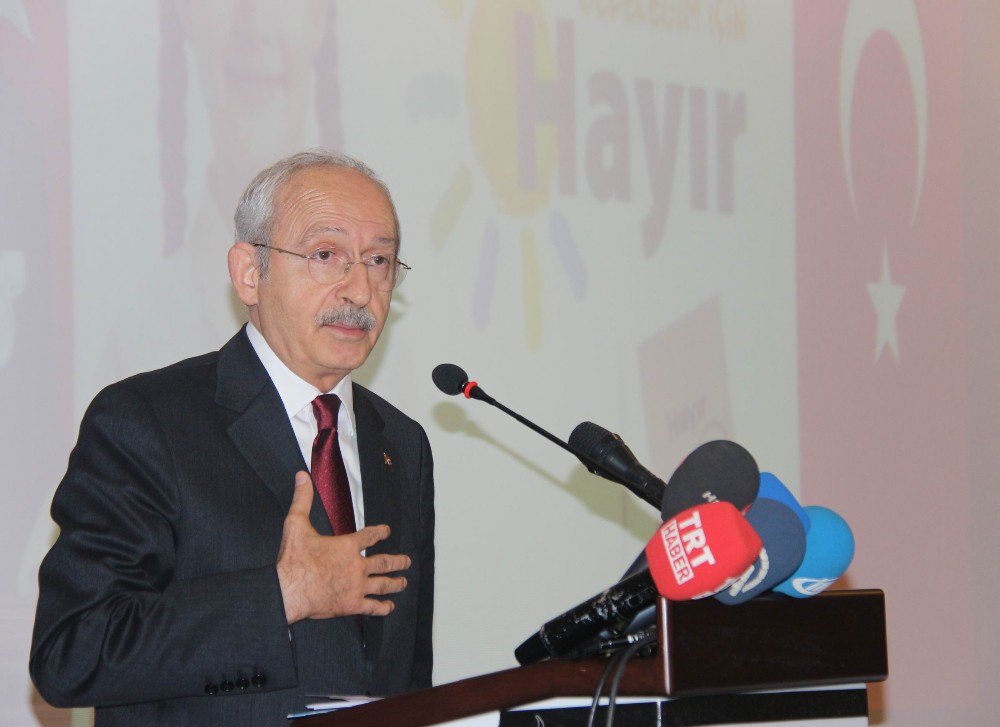 Kılıçdaroğlu: "Referandumda Kimse Kahveye Konken Ve Taş Oynamaya Gitmesin”