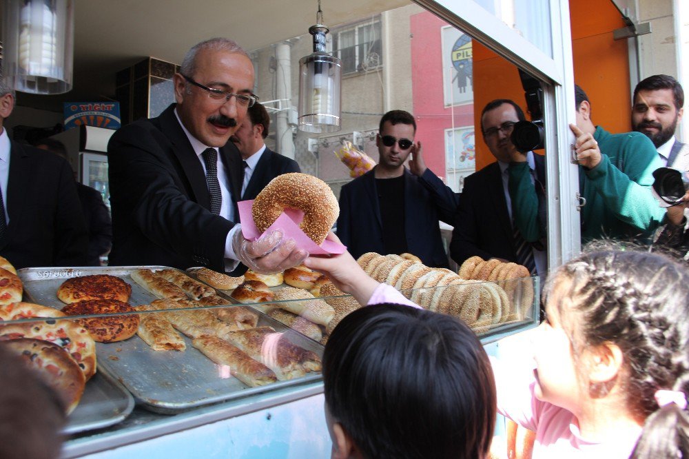 Bakan Elvan, Esnaf Turunda Destek İstedi