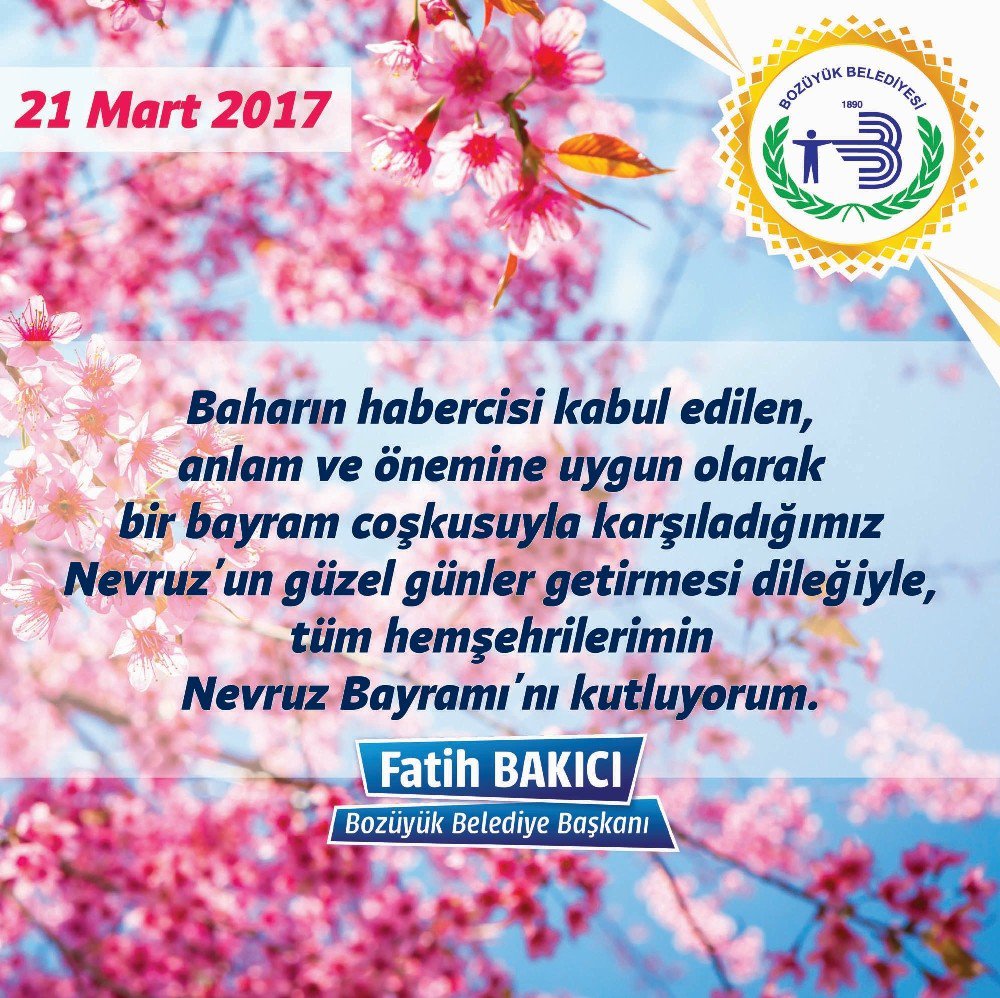 Başkan Bakıcı “Nevruz; Bolluğun Ve Bereketin Sembolüdür”