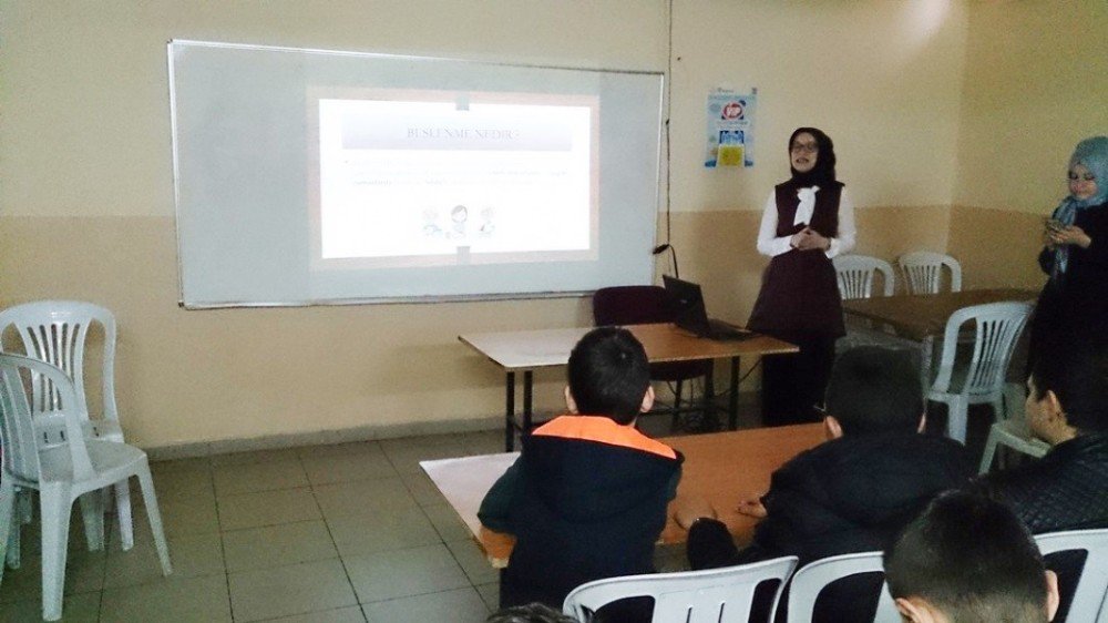 Şehitler Ortaokulunda ‘Sağlıklı Beslenme’ Semineri