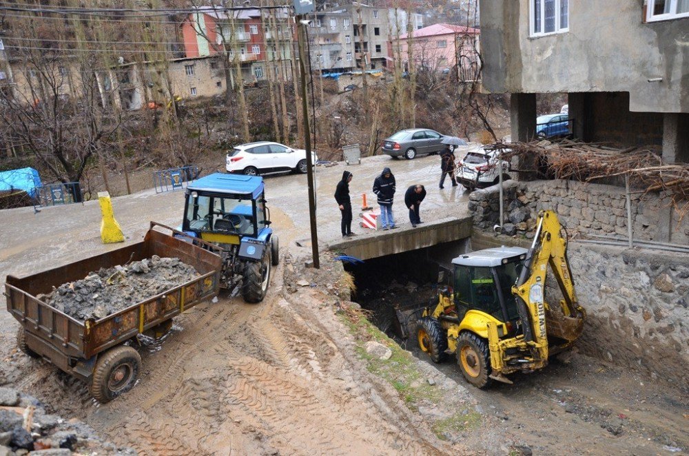 Uludere Belediyesi Temizlik Çalışması Başlattı