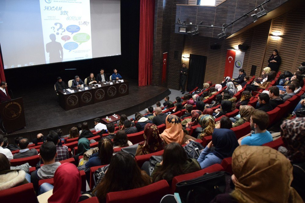 Düzce Üniversitesi Rektörü Ve Öğretim Üyeleri Yaşam Deneyimlerini Paylaştı