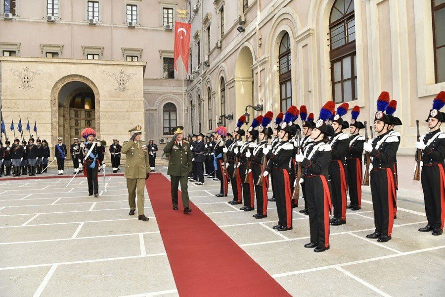 Genelkurmay Başkanı Akar’ın İtalya Ziyareti