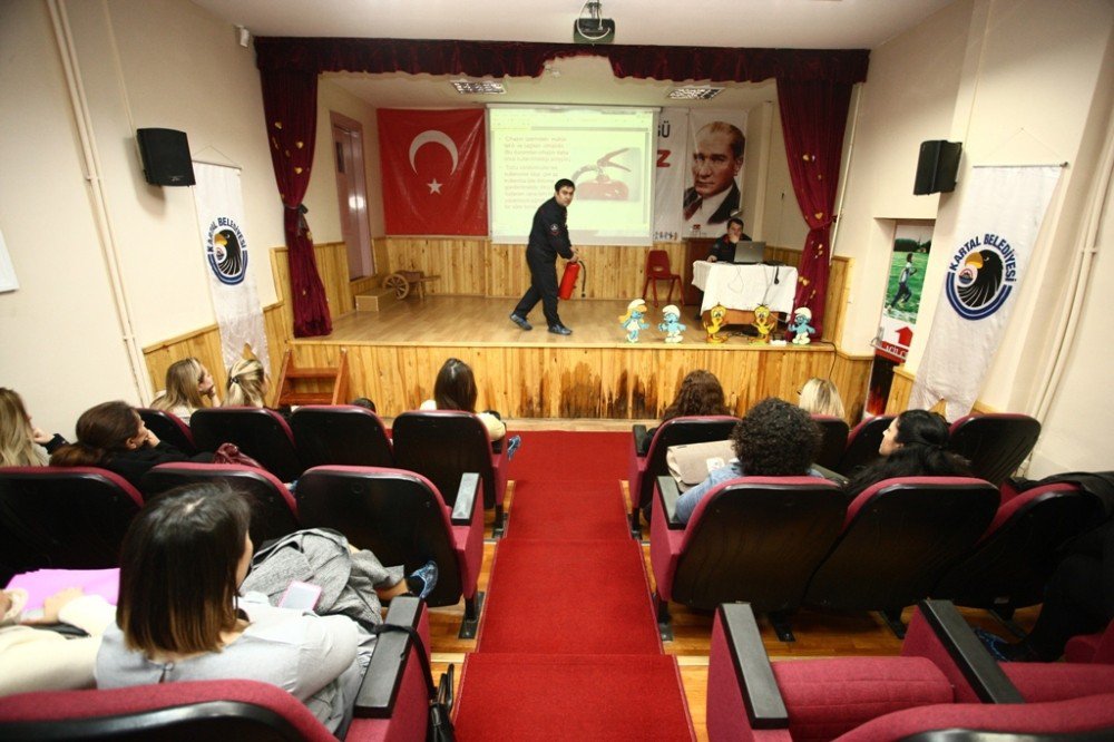 Kartal Belediyesi Kreş Müdürlüğü Personeline Yangın Eğitimi