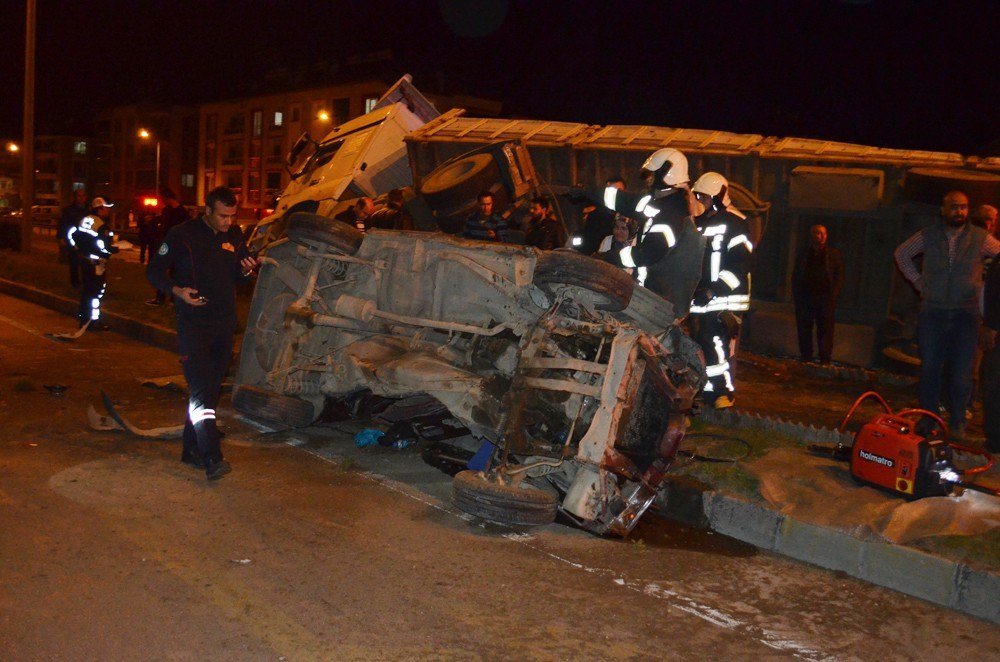 Kula’da Trafik Kazası: 1 Yaralı