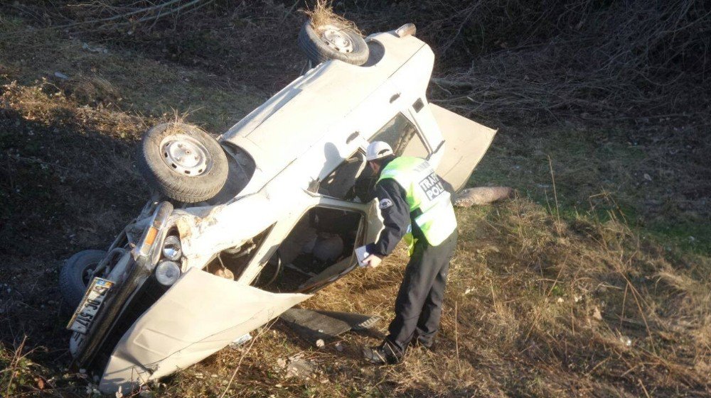 Sinop’ta Trafik Kazası: 1 Yaralı