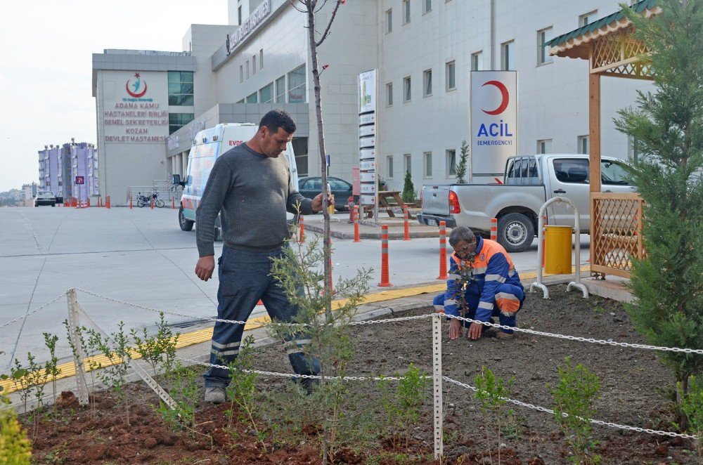 Kozan Devlet Hastanesi’nde Peyzaj Çalışması