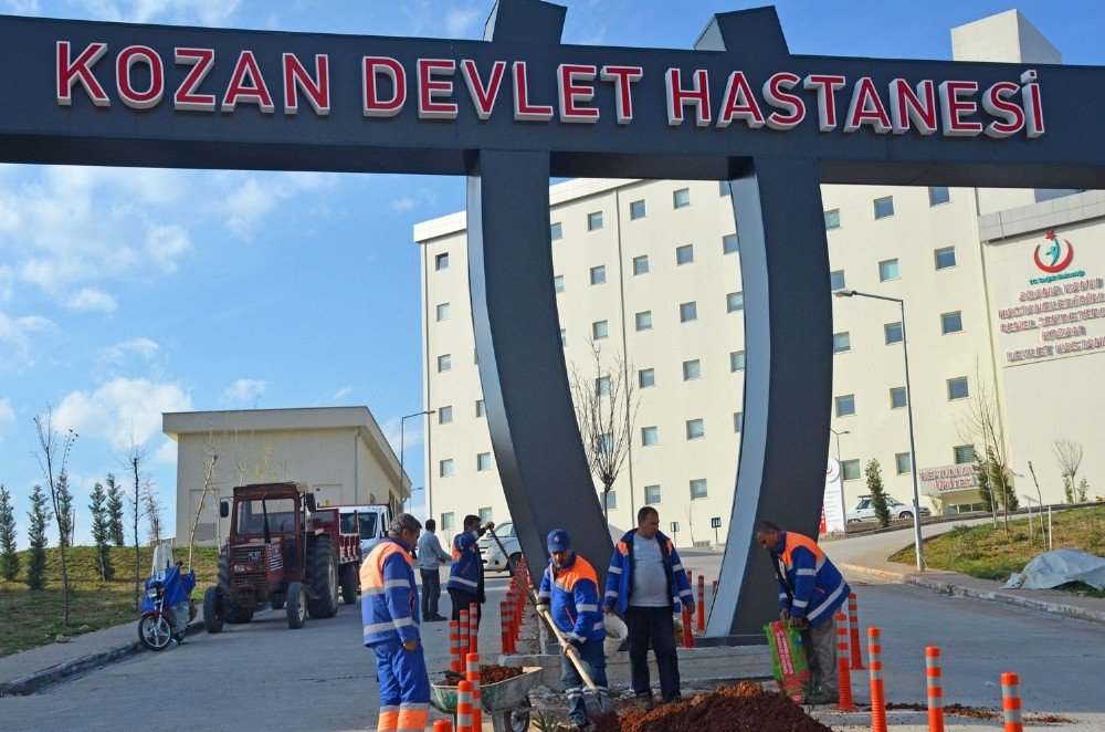 Kozan Devlet Hastanesi’nde Peyzaj Çalışması