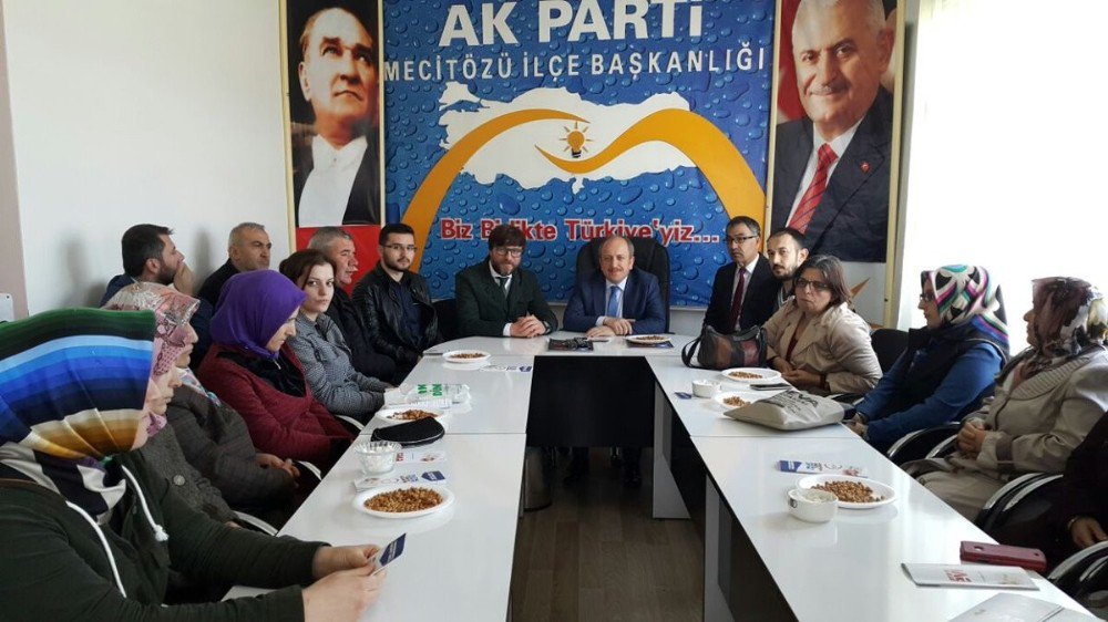 Ak Parti İl Başkanı Karadağ Mecitözü İlçe Teşkilatıyla Biraraya Geldi