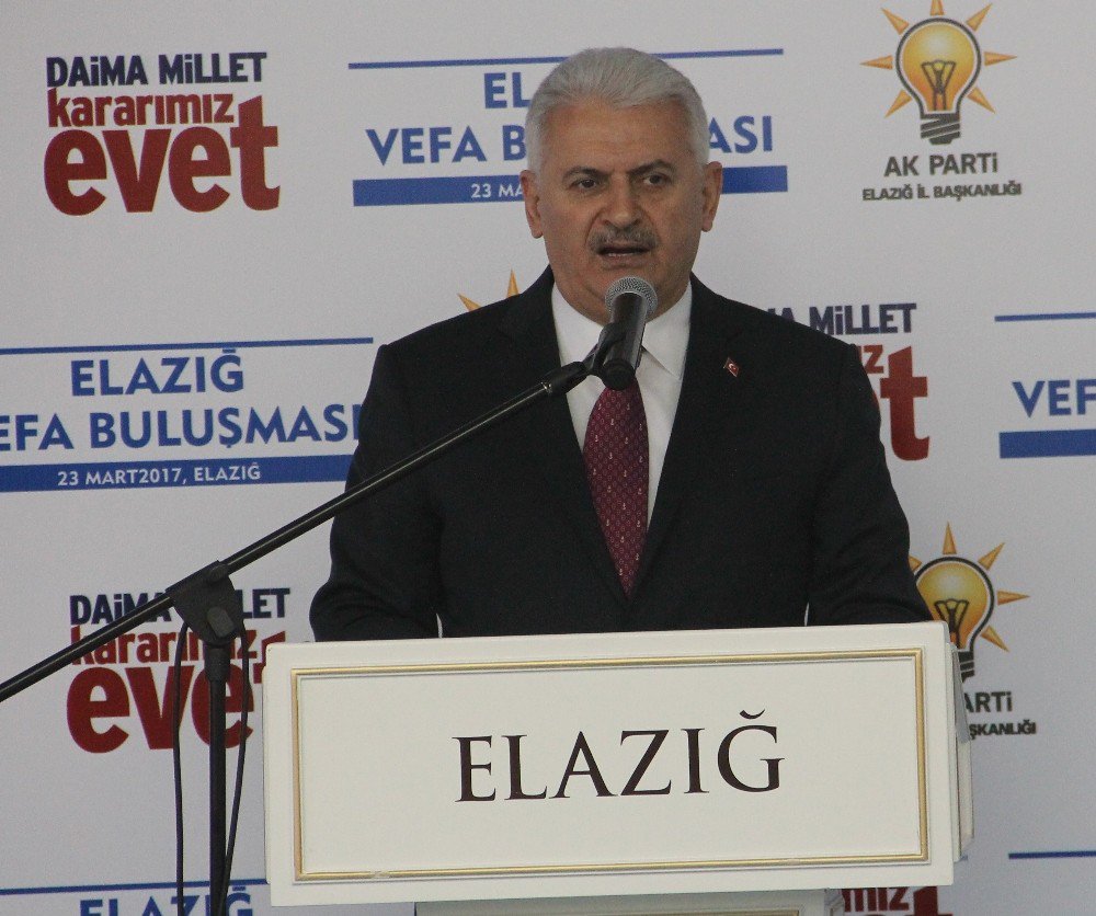 Başbakan Yıldırım Elazığ’da