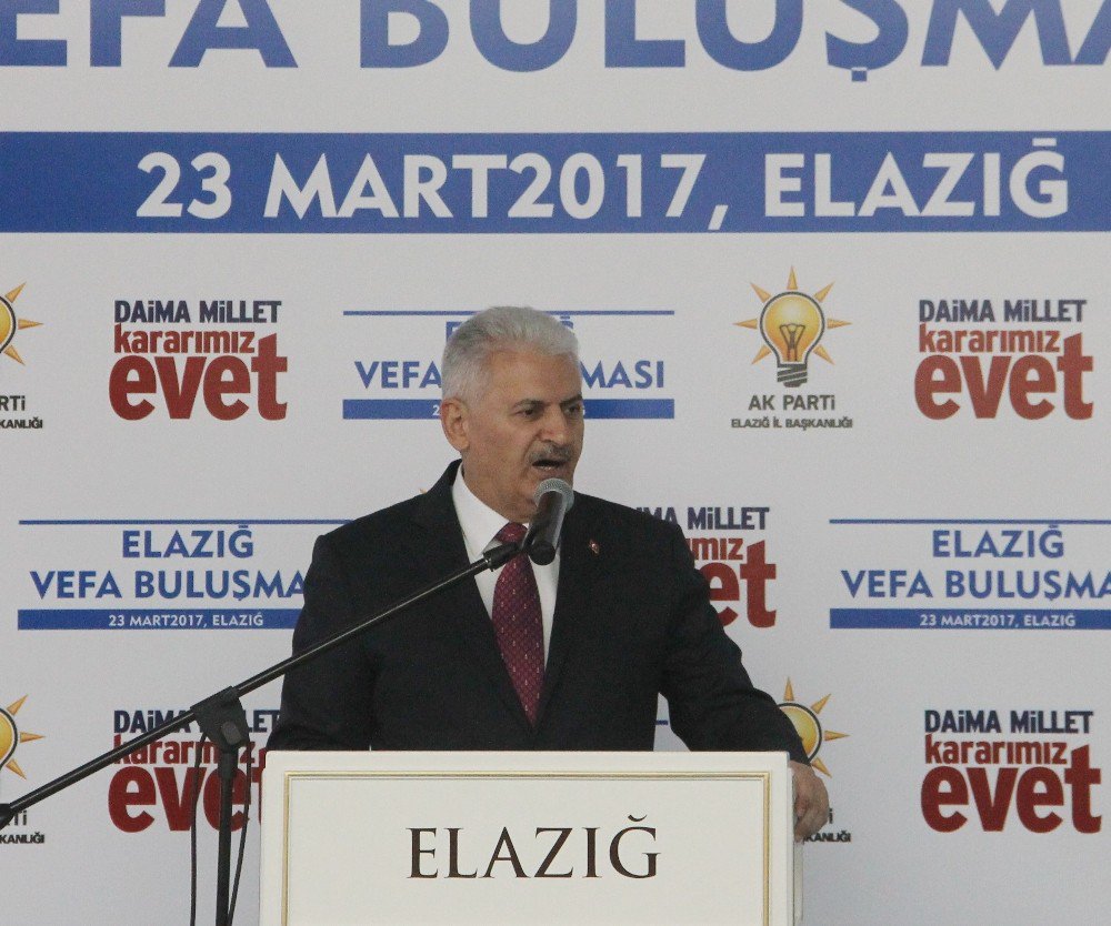 Başbakan Yıldırım Elazığ’da