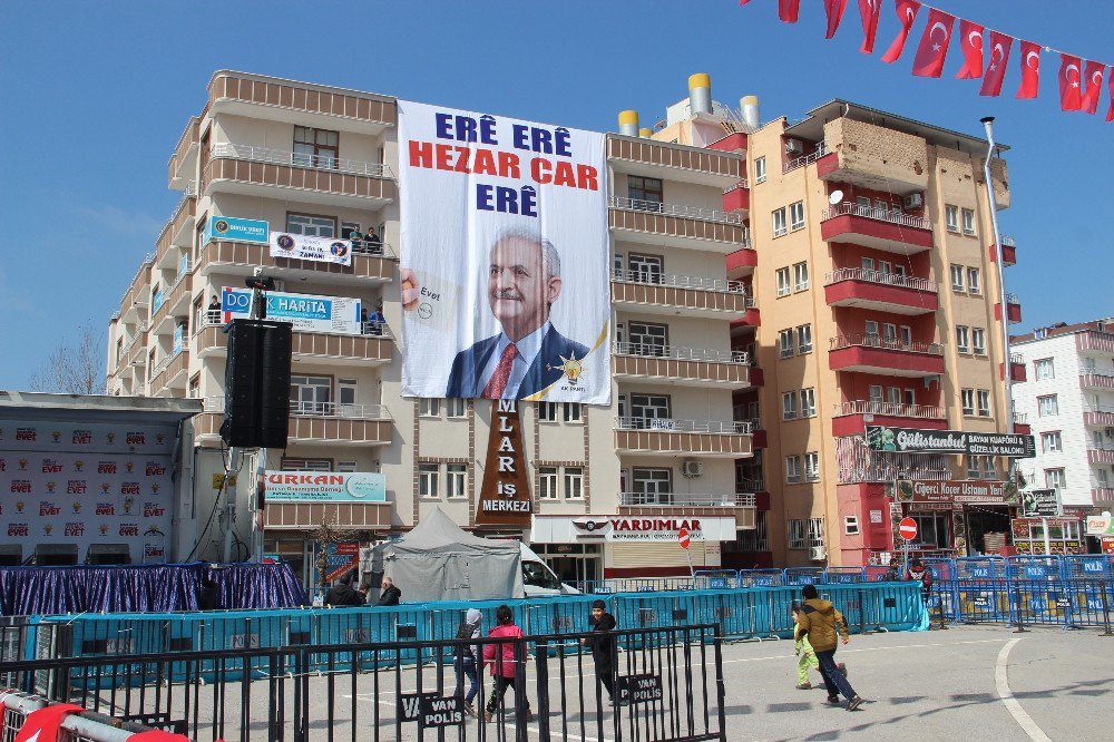 Batman’da Miting Hazırlıkları Tamamlandı