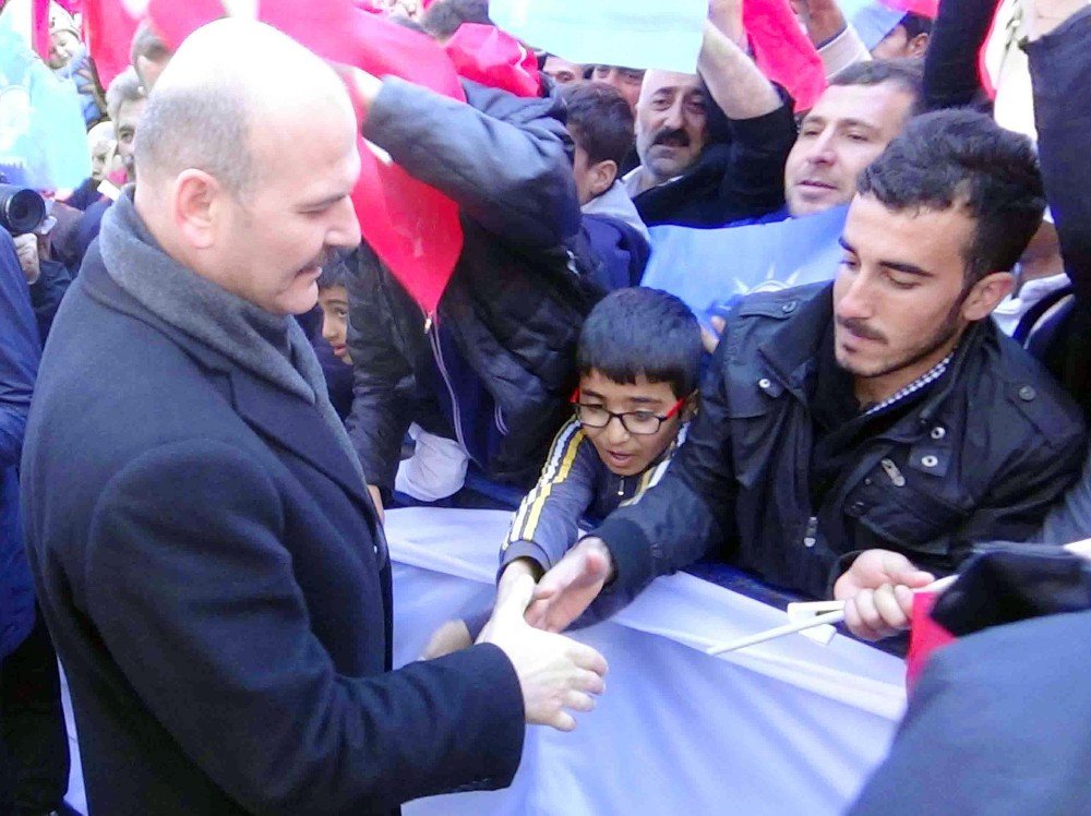 İçişleri Bakanı Soylu Kulp’ta Halka Seslendi