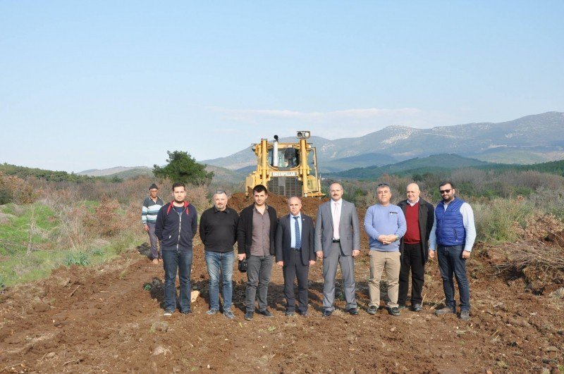 Gördes’te Doğalgaz Hattı Çalışmaları Başladı