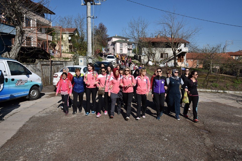 Kartepe Kadınlar Kulübü ’Dünya Su Günü’ İçin Yürüdü