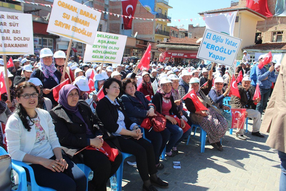 Bakan Eroğlu Aydın’da Vatandaşlara Seslendi: “Evet Deme Sırası Sizde”