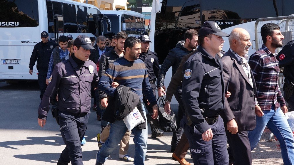 Mersin’de Terör Zanlısı 27 Kişi Adliyeye Sevk Edildi