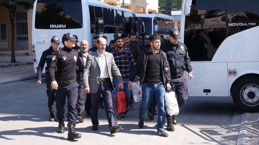 Mersin’de Terör Zanlısı 27 Kişi Adliyeye Sevk Edildi