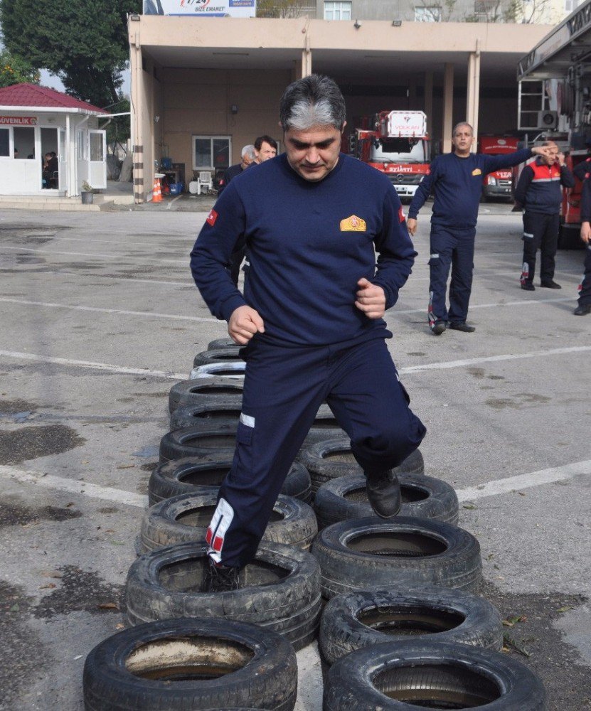 İtfaiyeciler Kondisyon Depoluyor