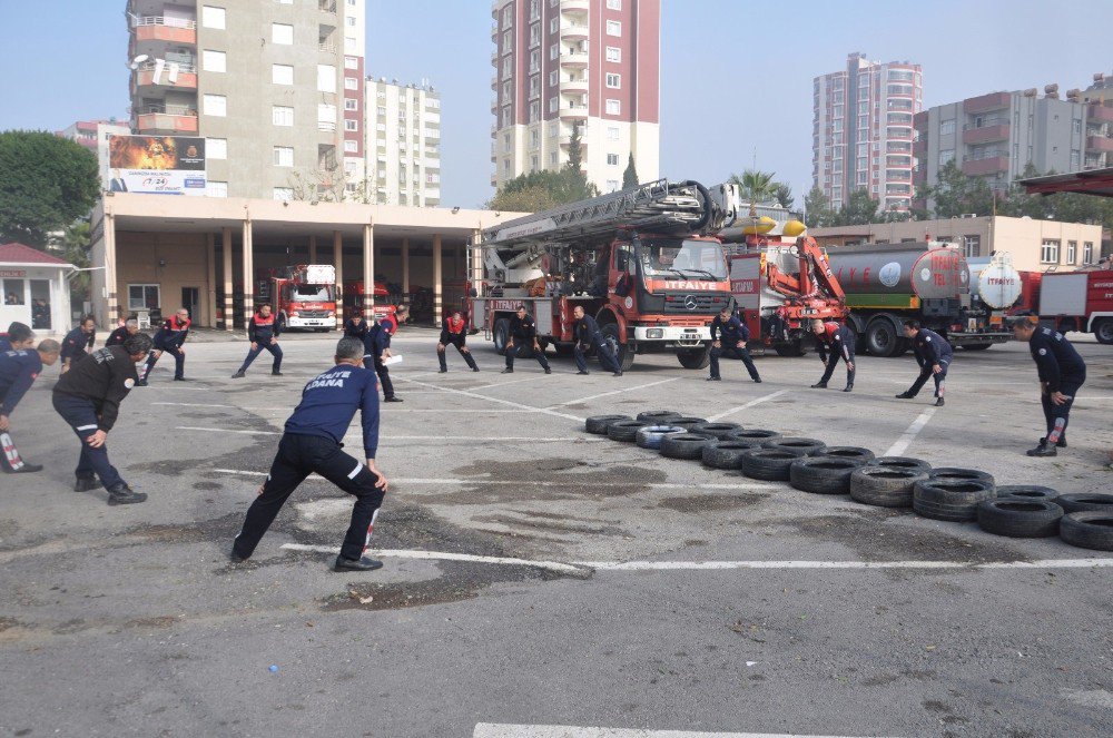 İtfaiyeciler Kondisyon Depoluyor