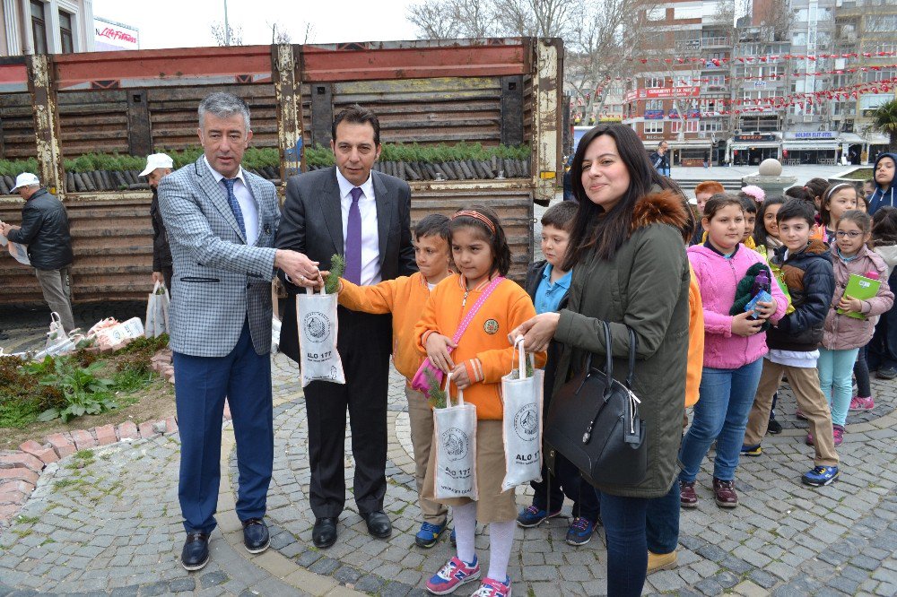 Orman İşletme’den Vatandaşlara Fidan Dağıtımı