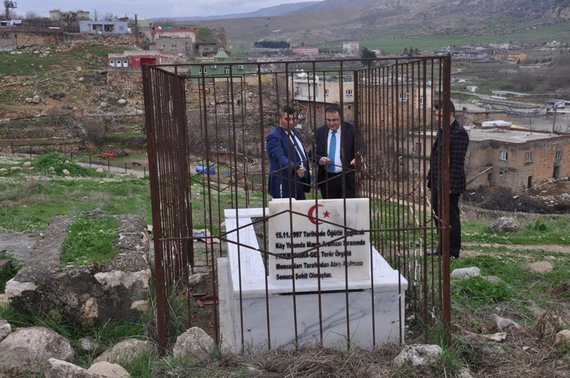 Hasankeyf’te Şehitlere Vefa