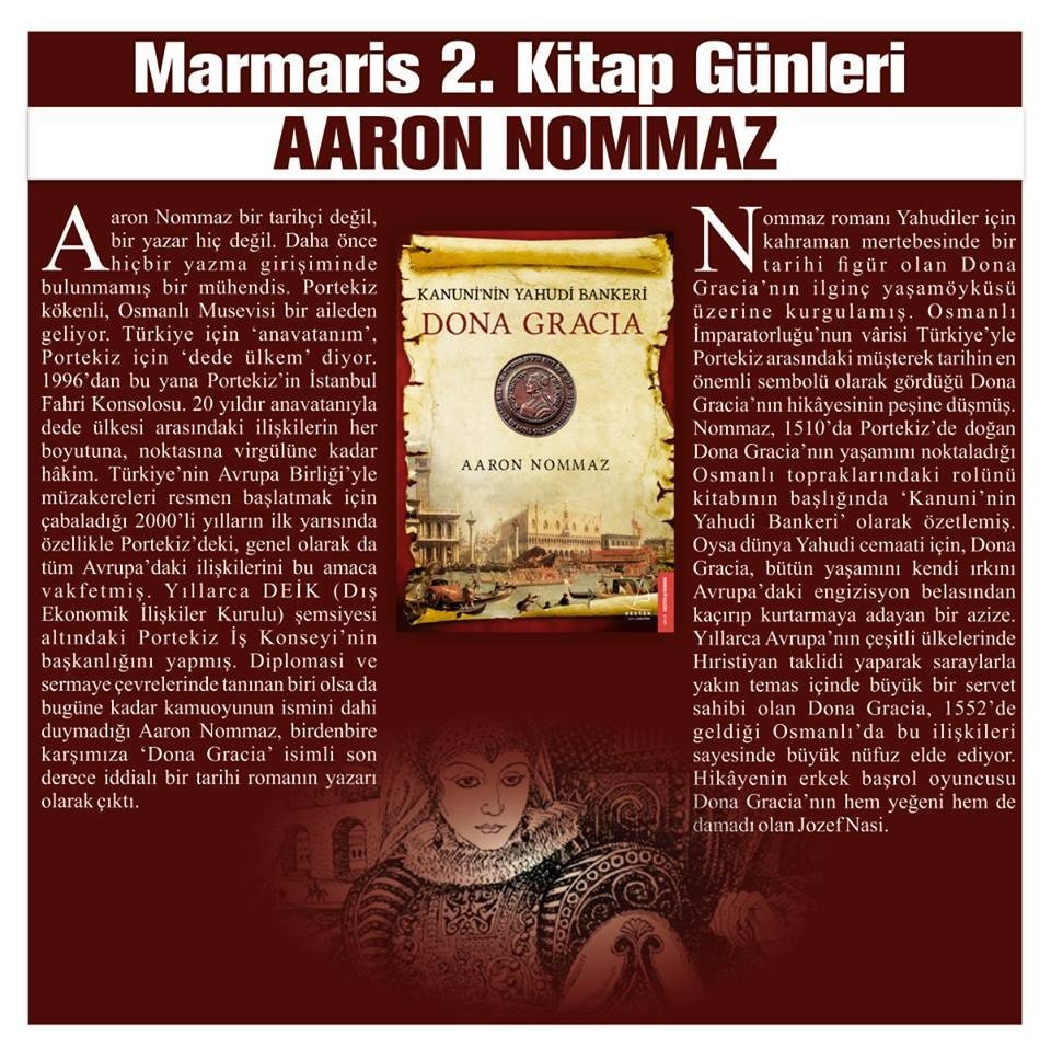 Kitap Günlerinin Portekizli Konuğu Aaron Nommaz Oldu