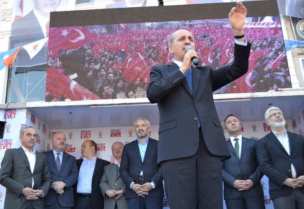 Kurtulmuş: ”Evet’in Sesi Pensilvanya’dan Duyulmalı”